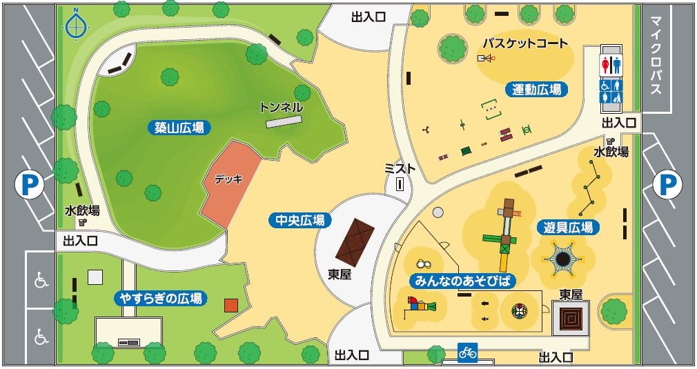 鈴子広場イメージ図